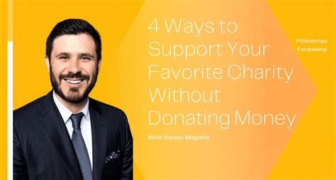 How to Help Your Favorite Charity Without Donating Money.